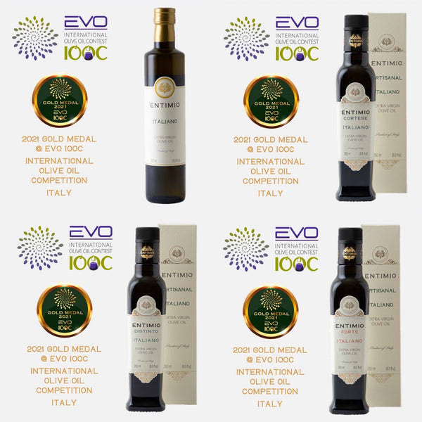 Four Gold Medals for Entimio at Prestigious EVOO IOOC 2021