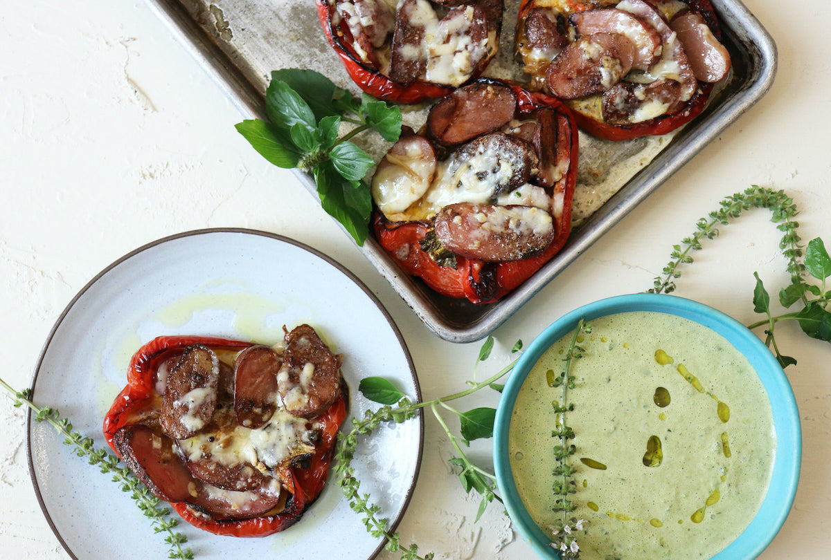 Roasted Stuffed Peppers – E N T I M I O