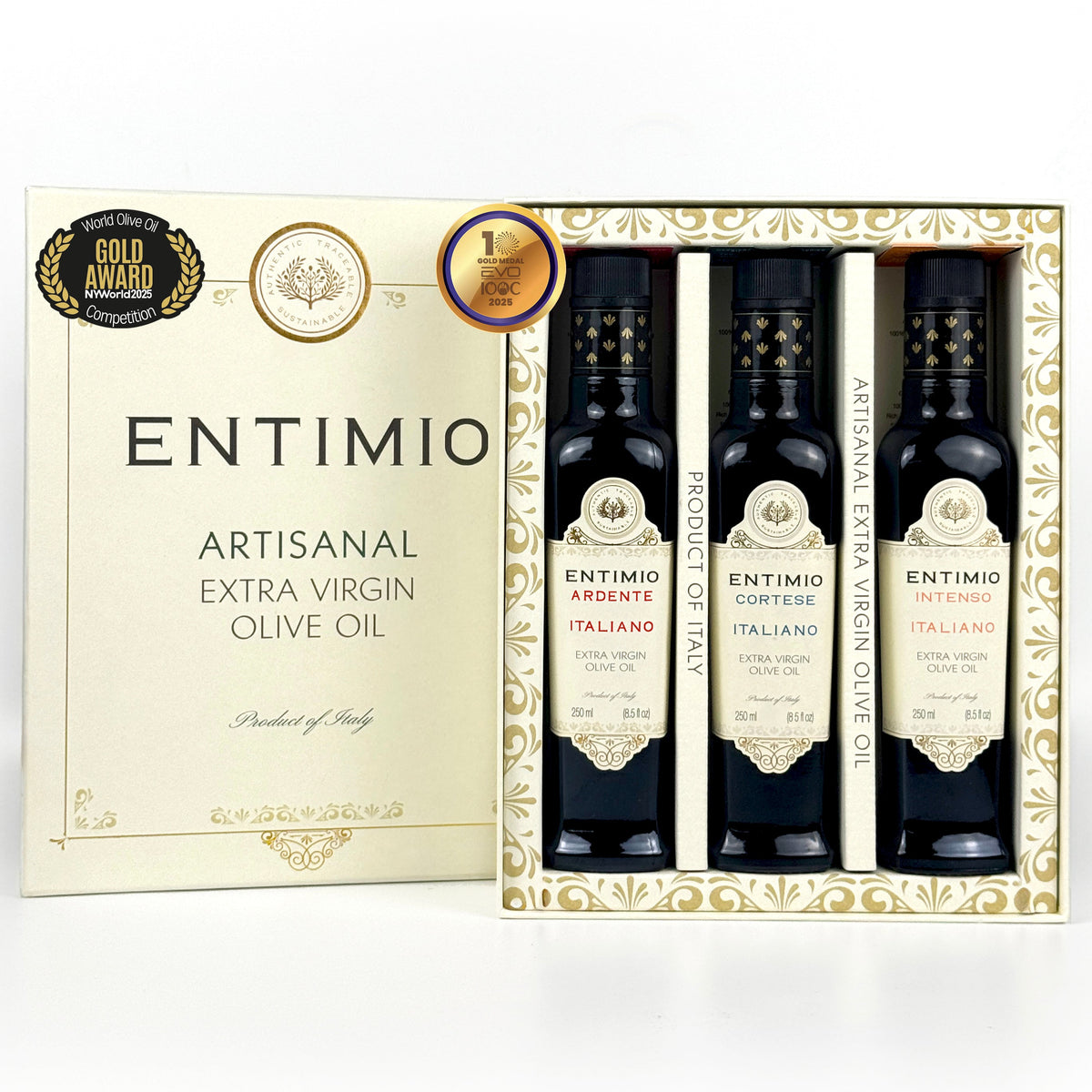 Entimio Gift-Box, Tuscany, Italy, Clean Extra Virgin Olive Oil