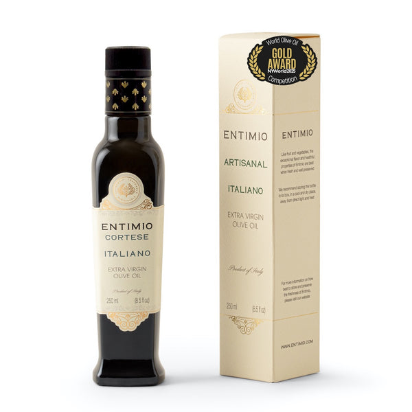 Entimio Cortese | 2024-25 Harvest Organic Extra Virgin Olive Oil, Early Harvest from Tuscany | 8.5 fl oz