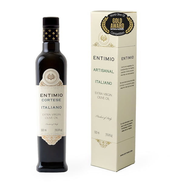 Entimio Cortese | 2024-25 Harvest Organic Extra Virgin Olive Oil, Early Harvest from Tuscany | 16.9 fl oz