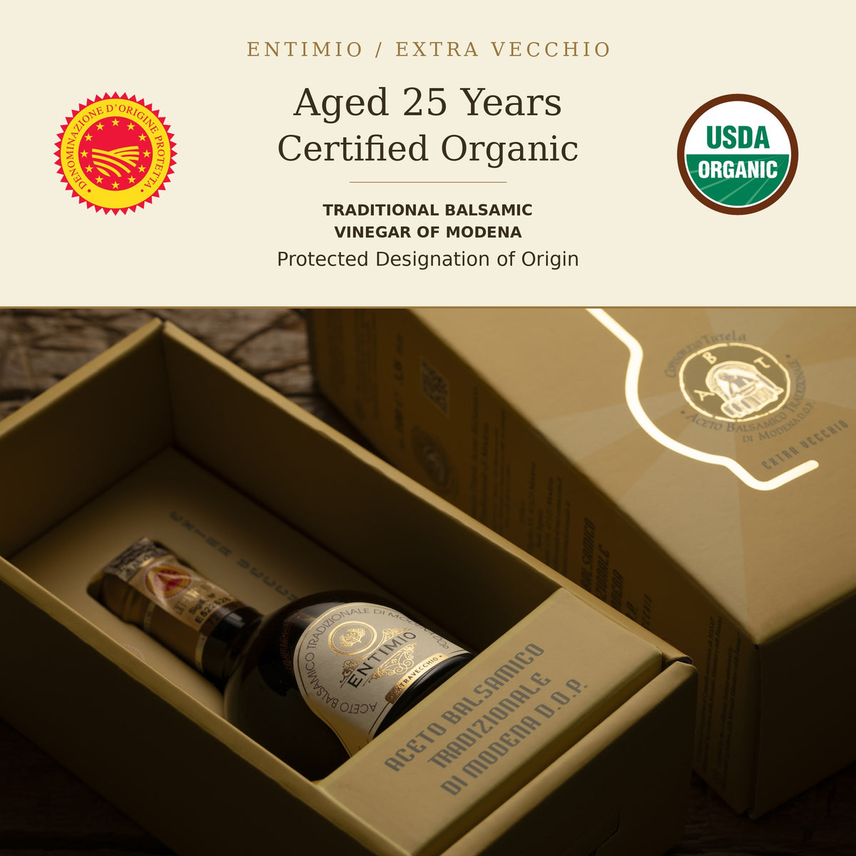 Entimio Extra Vecchio | Traditional Modena Organic Balsamic