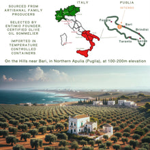 Entimio Intenso | 2024-25 Harvest Organic Extra Virgin Olive Oil, Early Harvest from Puglia | 8.5 fl oz