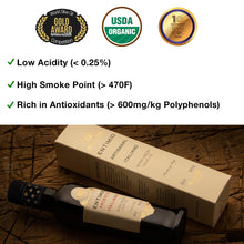 Entimio Ardente | 2024-25 Harvest Organic Extra Virgin Olive Oil, Early Harvest from Sicily | 4 x 8.5 fl oz