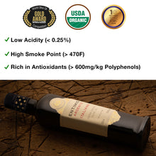 Entimio Ardente | 2024-25 Harvest Organic Extra Virgin Olive Oil, Early Harvest from Sicily | 16.9 fl oz