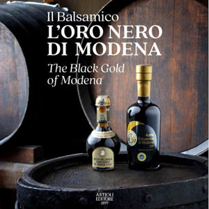 Entimio Balsamico Trio | 2 x Traditional Modena Balsamic Vinegar DOP - Aged +12 and +25 Years with the Balsamico Book | 2 x 3.4 fl oz + Book