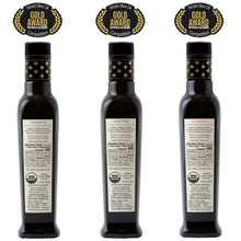 Entimio Collection Gift-Box | 2025-2026 Early Harvest Organic Extra Virgin Olive Oil Set from Italy | 25.5 (3 x 8.5) fl oz