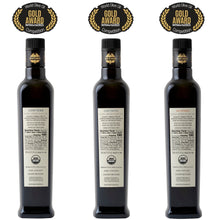 Entimio 3 x 500 | 2023-24 Harvest Organic Extra Virgin Olive Oil Set, Early Harvest from Tuscany | 50.7 (3 x 16.9) fl oz