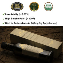 Entimio Cortese | 2025-2026 Early Harvest Organic Extra Virgin Olive Oil from Tuscany | 4 x 8.5 fl oz