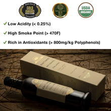 Entimio Cortese | 2025-2026 Early Harvest Organic Extra Virgin Olive Oil from Tuscany | 4 x 16.9 fl oz