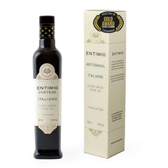 Entimio Cortese | 2025-2026 Early Harvest Organic Extra Virgin Olive Oil from Tuscany | 4 x 16.9 fl oz