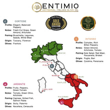 Entimio Collection Gift-Box | 2025-2026 Early Harvest Organic Extra Virgin Olive Oil Set from Italy | 25.5 (3 x 8.5) fl oz