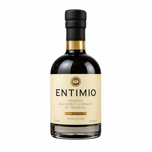 Entimio High Density IGP | Modena Organic Balsamic Vinegar | 8.5 fl oz