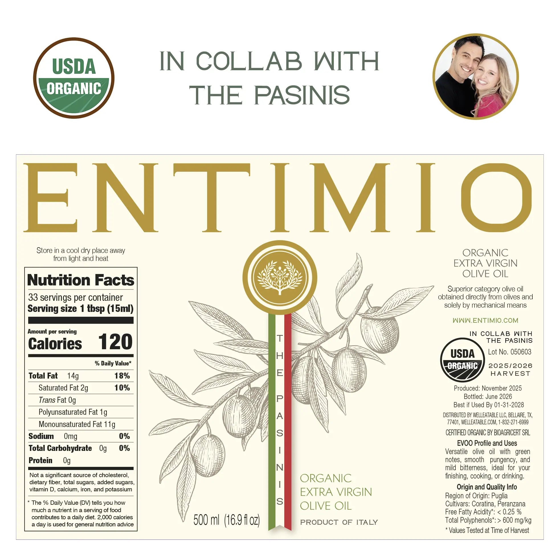 Entimio Pasini PRE-ORDER | Expected to Ship Early August 2026
