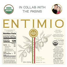 Entimio Pasini PRE-ORDER | Expected to Ship Early August 2026 | Organic Extra Virgin Olive Oil Collaboration with The Pasinis | 16.9 fl oz