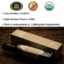 Entimio Intenso | 2025-2026 Early Harvest Organic Extra Virgin Olive Oil from Puglia | 4 x 8.5 fl oz
