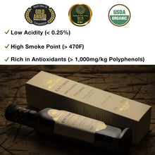 Entimio Intenso | 2025-2026 Early Harvest Organic Extra Virgin Olive Oil from Puglia | 4 x 8.5 fl oz