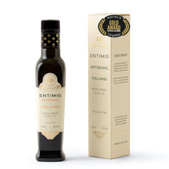 Entimio Intenso | 2025-2026 Early Harvest Organic Extra Virgin Olive Oil from Puglia | 4 x 8.5 fl oz