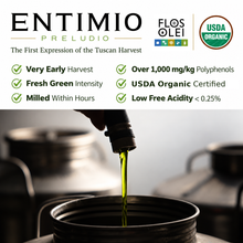 Preludio very early harvest, organic certification and polyphenol highlights