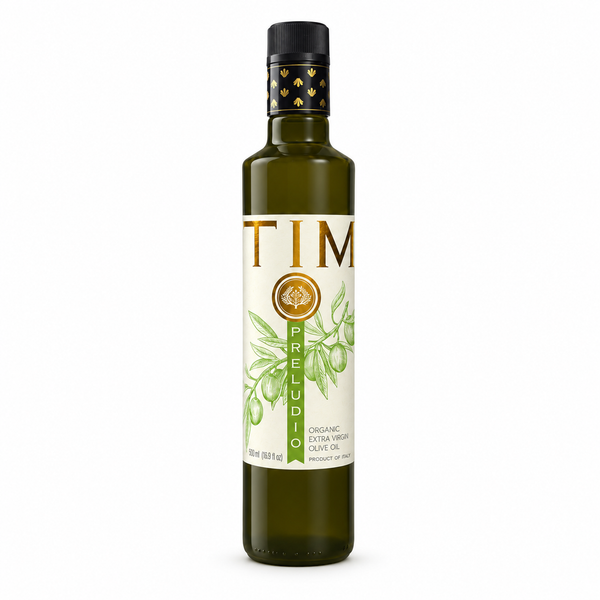 Entimio Preludio organic extra virgin olive oil, 500 ml bottle