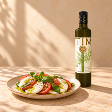 Serving suggestion: Preludio beside a caprese salad
