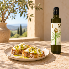 Serving suggestion: Preludio beside mozzarella toast